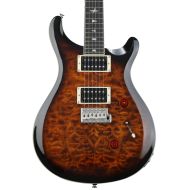 PRS SE Custom 24 Electric Guitar - Quilted Black Gold Sunburst