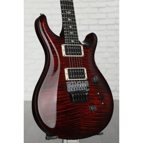  PRS Custom 24 Floyd Electric Guitar - Fire Red Wrap