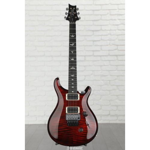  PRS Custom 24 Floyd Electric Guitar - Fire Red Wrap