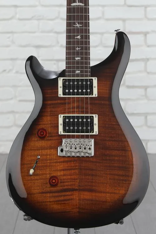 PRS SE Custom 24 Left-handed Electric Guitar - Black Gold Sunburst