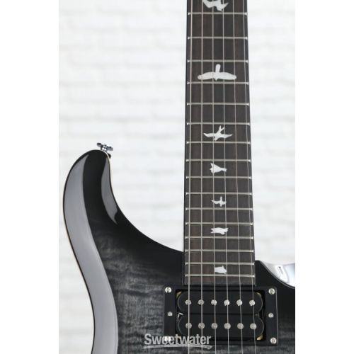  PRS SE Custom 24 Floyd Electric Guitar - Charcoal Burst