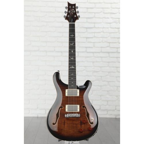  PRS SE Hollowbody II Piezo Electric Guitar - Black Gold Burst