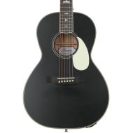 PRS SE P20E Parlor Acoustic-electric Guitar - Black Satin Top