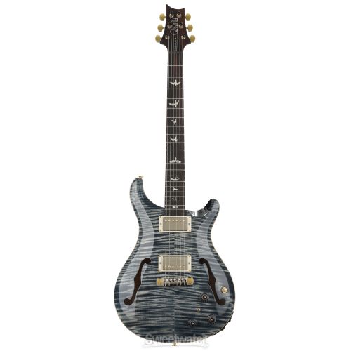  PRS Hollowbody II Piezo Electric Guitar - Faded Whale Blue 10-Top