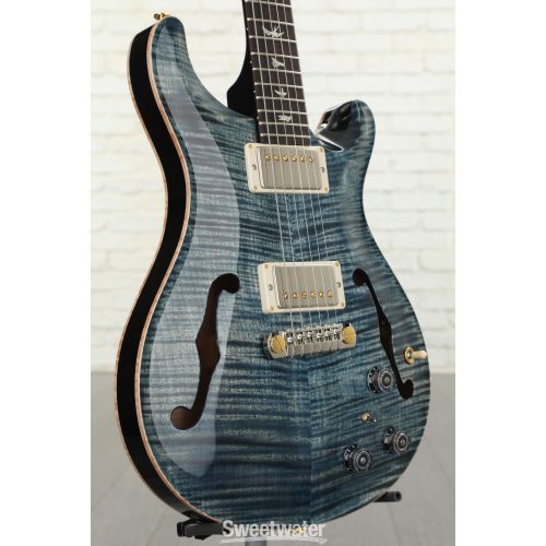  PRS Hollowbody II Piezo Electric Guitar - Faded Whale Blue 10-Top