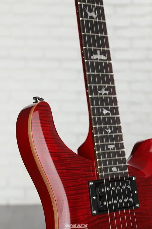  PRS SE Custom 24 Electric Guitar - Ruby Demo