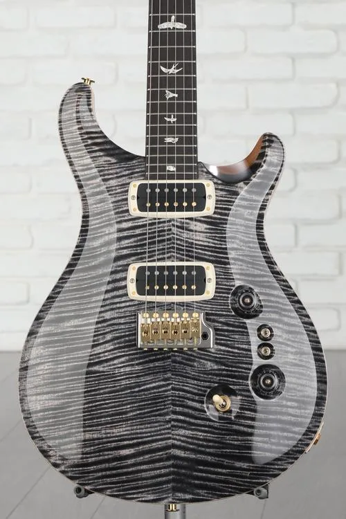 PRS Custom 24-08 10-Top Electric Guitar - Charcoal/Natural