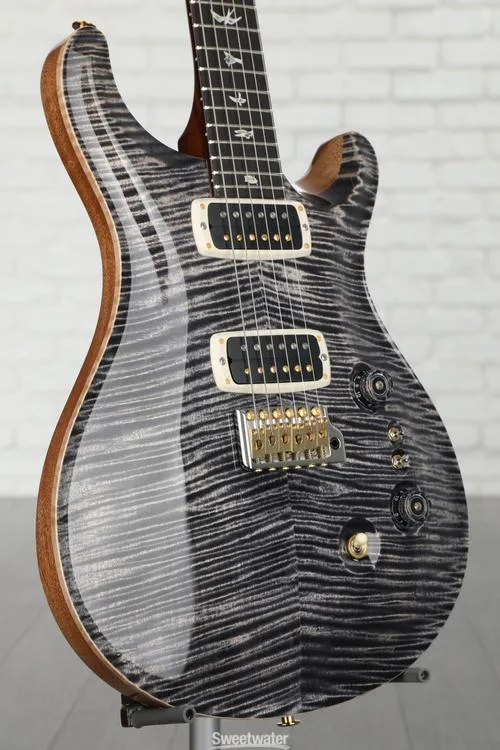  PRS Custom 24-08 10-Top Electric Guitar - Charcoal/Natural