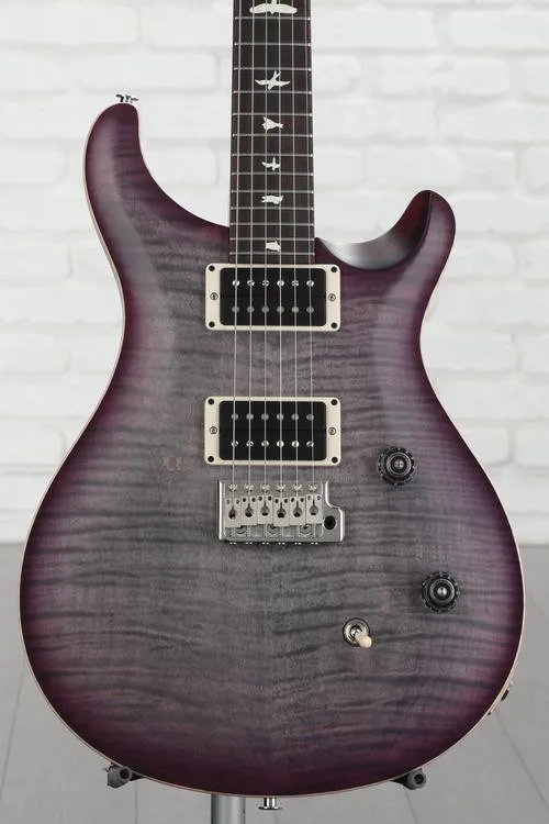 PRS Limited-edition CE 24 Electric Guitar - Nitro Satin Faded Grey Black Purple Burst