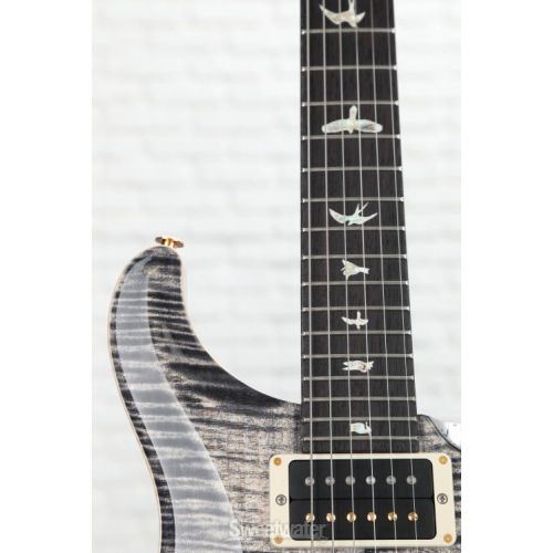  PRS Custom 24-08 Electric Guitar - Charcoal 10-Top