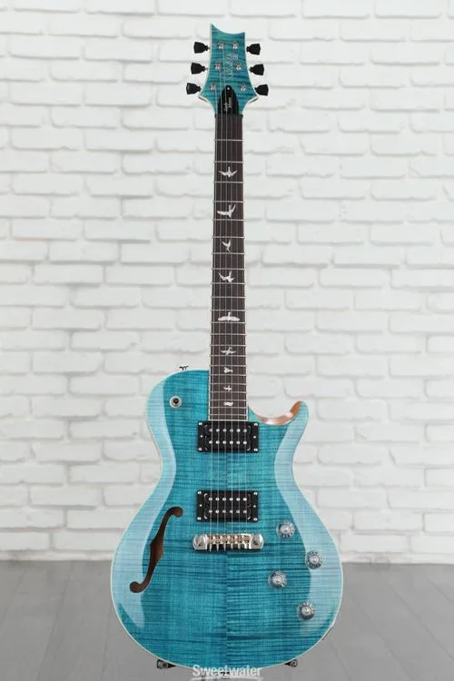  PRS SE Zach Myers 594 Semi-hollow Electric Guitar - Myers Blue Demo