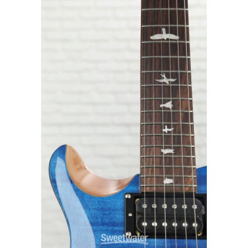  PRS SE Custom 24-08 Left-handed Electric Guitar - Faded Blue