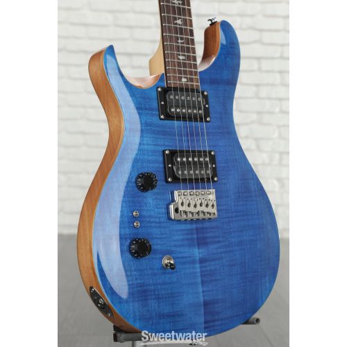  PRS SE Custom 24-08 Left-handed Electric Guitar - Faded Blue
