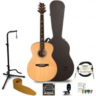 PRS 6 String Acoustic-Electric Guitar Right, TXE20ENA w/Hard Case & Accessories (TXE20ENA-KIT-1
