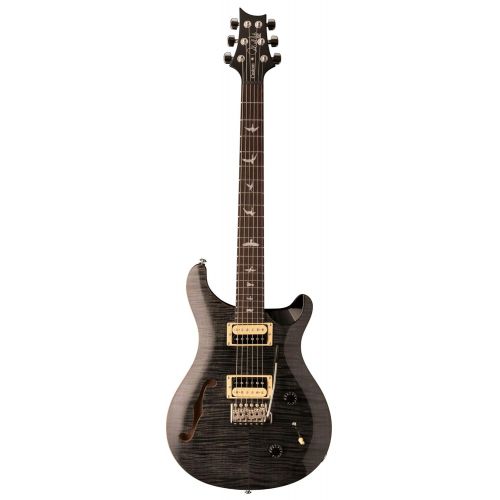  PRS Guitars PRS Paul Reed Smith SE Custom 22 Semi-Hollow Electric Guitar with Gig Bag, Gray Black