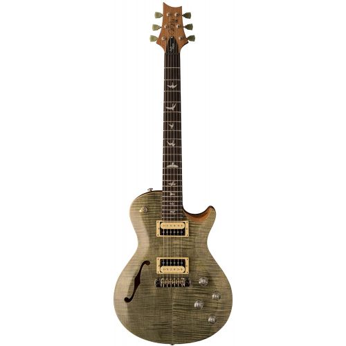  PRS Guitars PRS Paul Reed Smith SE Zach Myers Semi-Hollow Body Electric Guitar with Gig Bag, Trampas Green