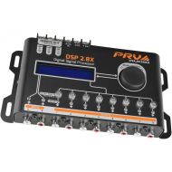 PRV AUDIO DSP 2.8X Car Audio Crossover and Equalizer 8 Channel Full Digital Signal Processor DSP with Sequencer