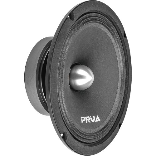  PRV AUDIO 8 Inch Midrange Speaker 8MR500-4 Bullet, 500 Watts Program Power, 4 Ohm, 1.5 in Voice Coil Bullet Speakers for Car Audio Door Louspeaker (Single)