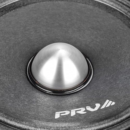  PRV AUDIO 8 Inch Shallow Midrange Buller Speaker 8MR400B-4 Slim, 4 Ohm, Shallow Mount Car Slim Speakers, 400 Watts Program Power 1.5 in Voice Coil, 200 Watts RMS, Compact for Doors