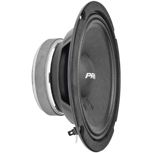  PRV AUDIO 6MB100-4 Pair of 6.5 Inch Midbass Speaker for Pro Car Audio, 4 Ohm, 50 Watts RMS Power, 200 Watts Max Power Mid Bass Factory Replacement Loudspeaker (Pair)