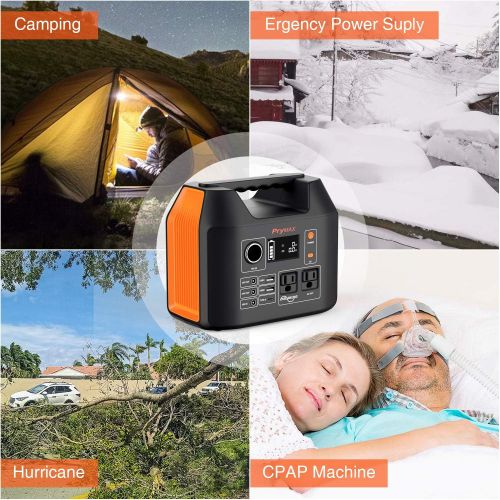  [아마존 핫딜] [아마존핫딜]PRYMAX Portable Power Station, 300W Solar Generator 2019 Updated 298Wh CPAP Backup Battery Pack with LED Flashlight,110V/300W Pure Sine Wave,AC Outlet, QC3.0 USB,for Outdoors Campi