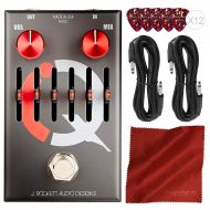 PS J. Rockett Audio Designs IQ 6-Band EQ/Compressor Effects Pedal + Picks + Cables Basic Accessories Bundle