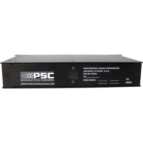  PSC RF Multi SR 4 Pack (Single Band, 470 to 700 MHz)