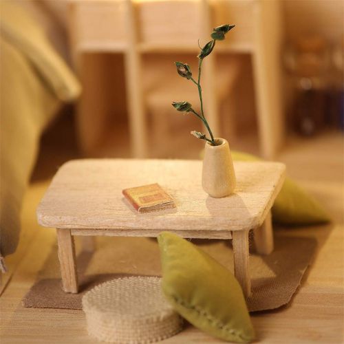  PSFS Mini DIY Doll House Japanese Plain Room DIY Miniature Dollhouse Kit Time Apartment DIY Dollhouse Kit, Factory Outlet