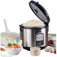 [아마존베스트]PSM Rice Cooker | 1.8 L Capacity | 700 Watt Power | Warming Function | Inner Pot | Measuring Cup | Rice Spoon | Steamer | Brushed Aluminium Housing