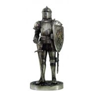 PTC 7 Inch Medieval Knight with Shield and Sword Statue Figurine