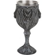 [아마존베스트]Pacific Giftware Wine Goblet Dragon Chalice Medieval Stainless Steel Cup Decor Resin Glass DrinkCollectible Celtic Home