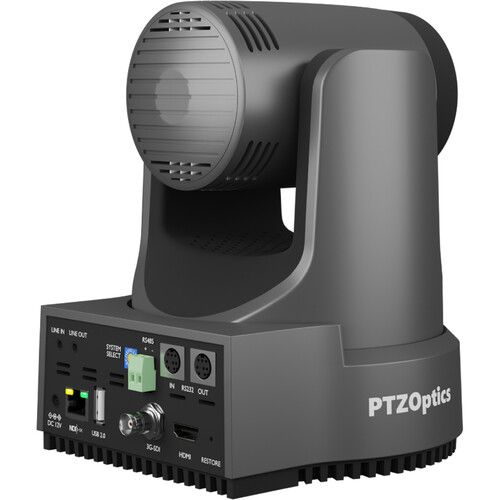  PTZOptics Move 4K SDI/HDMI/USB/IP PTZ Camera with 12x Optical Zoom (Gray)