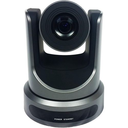  [아마존베스트]PTZOptics 20X-SDI Broadcast and Conference Video Camera (Gray) with Wall Mount and Joystick Bundle (3 Items)