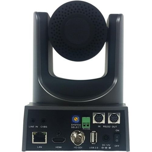  [아마존베스트]PTZOptics 20X-SDI Broadcast and Conference Video Camera (Gray) with Wall Mount and Joystick Bundle (3 Items)