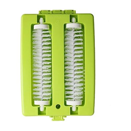  [아마존베스트]PUAK523 Carpet Cleaning Brush Multifunctional Handheld Double Roller for Sofa, Carpets, Crumb Dust Hair Cleaning Brush