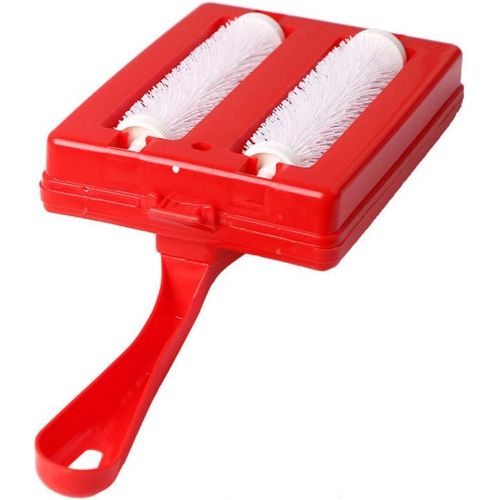  [아마존베스트]PUAK523 Carpet Cleaning Brush Multifunctional Handheld Double Roller for Sofa, Carpets, Crumb Dust Hair Cleaning Brush