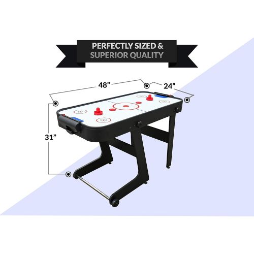  PUCK Calix 4-Foot Folding Air Hockey Table