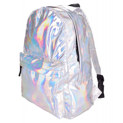  PULAMA Pulama Water Proof PU Leather Backpack Vintage School Bag Hologram Rainbow