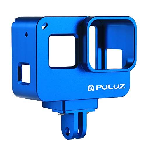  PULUZ puluz Gehaeuse CNC Aluminium Legierung Schutz Kaefig mit Versicherung Rahmen fuer GoPro Hero5Action Kamera