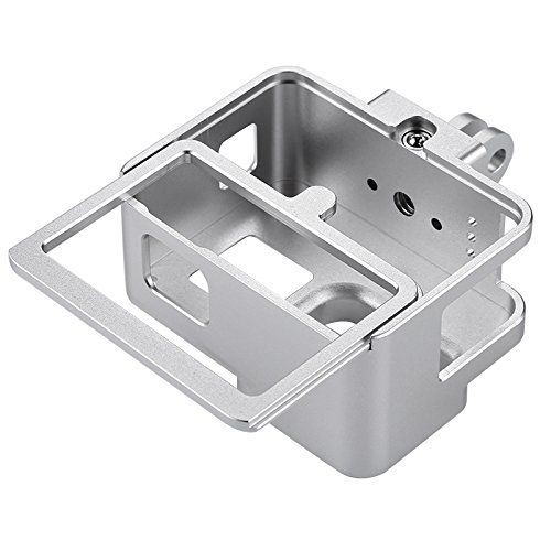  PULUZ puluz Gehaeuse CNC Aluminium Legierung Schutz Kaefig mit Versicherung Rahmen fuer GoPro Hero5Action Kamera