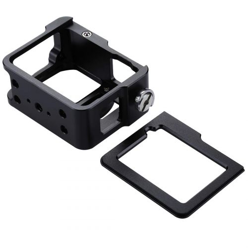  PULUZ puluz GoPro Hero5Gehaeuse CNC Aluminium Legierung Schutz Kaefig mit Versicherung Gestell & 52mm UV-Objektiv-Filter