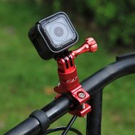 PULUZ Puluz Fahrrad Lenker-Halterung, 360Grad, aus Aluminium mit Schraube fuer GoPro Hero5Session/5/4,Session/4/3+/3/2/1, Xiaoyi Sport-Kamera