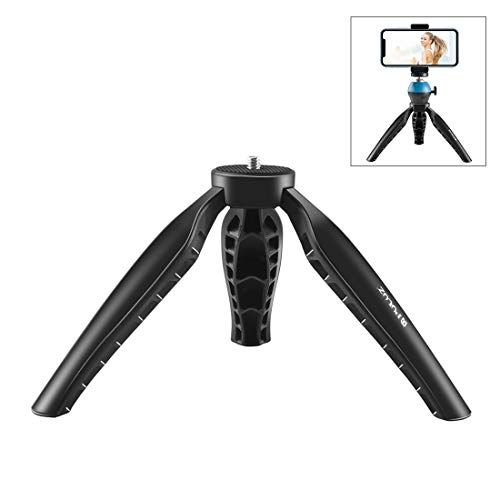  PULUZ Mini Tripod Camera Holder, Tabletop Small Phone Tripod Mount for GoPro iPhone/Cell Phones Webcam Projector Compact DSLR - Hand Desktop Camera Tripod Stand Table