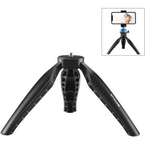  PULUZ Mini Tripod Camera Holder, Tabletop Small Phone Tripod Mount for GoPro iPhone/Cell Phones Webcam Projector Compact DSLR - Hand Desktop Camera Tripod Stand Table