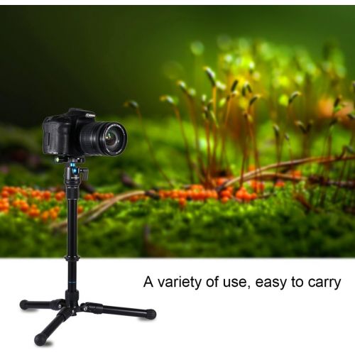  PULUZ Metal Handheld Adjustable 3/8 Size Tripod Mount Monopod Extension Rod for DSLR & SLR Cameras