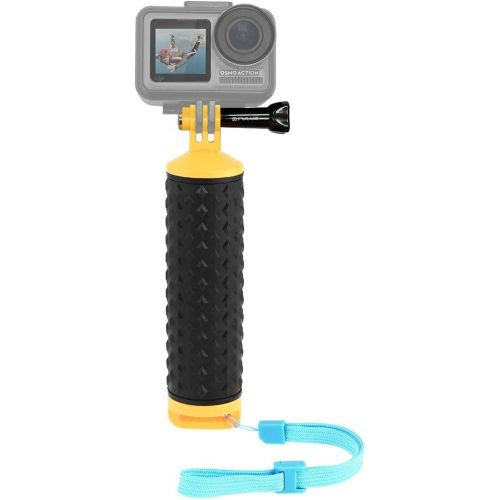  PULUZ Floating Handle Hand Grip Buoyancy Rods with Strap for GoPro New Hero /HERO7 /6/5 /5 Session /4 Session /4/3+ /3/2 /1, DJI Osmo Action, Xiaoyi and Other Action Cameras