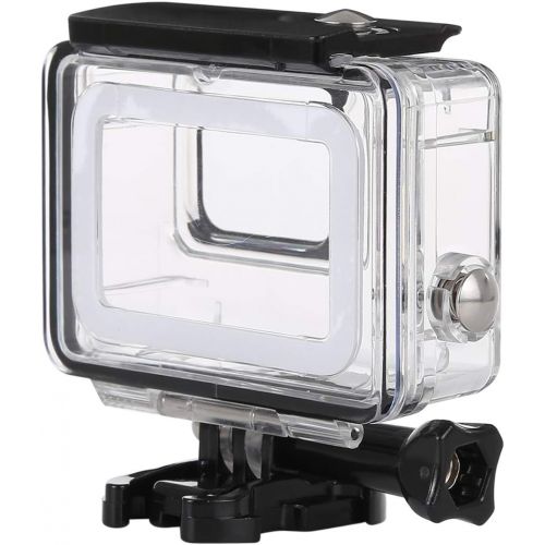  PULUZ 40M 130ft Underwater Waterproof Housing for GoPro HERO7 Silver / HERO7 White Diving Protective Case with Buckle Basic Mount & Screw