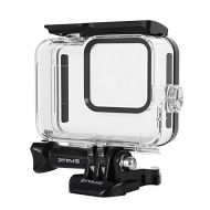 PULUZ 60M/ 196FT Underwater Depth Diving Case Waterproof Camera Housing for GoPro Hero8 Black Underwater Protective Shell for Diving Scuba Snorkel for GoPro Hero8 Action Camera