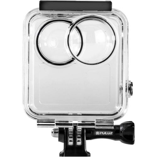  PULUZ 45m Waterproof Housing Case?for Gopro Max Action Camera, Underwater Diving Protective Shell?Diving Case for Gopro Max with Buckle Basic Mount & Screw