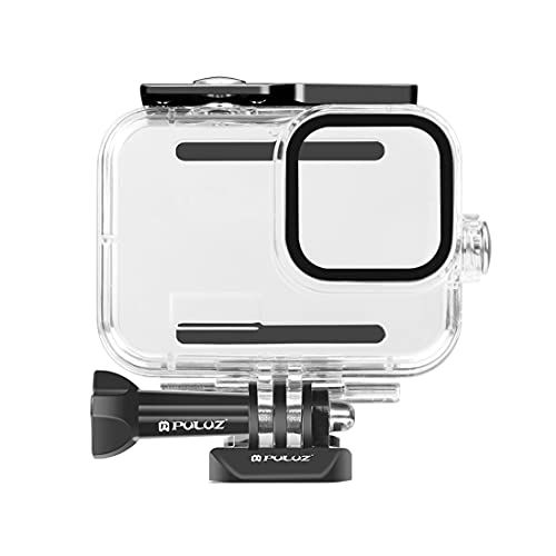  PULUZ Waterproof Dive Case for GoPro Hero 9 Black, Underwater Housing Shell Supports 60M/196FT Deep Diving Scuba Snorkeling with Buckle Basic Mount & Screw Accessories